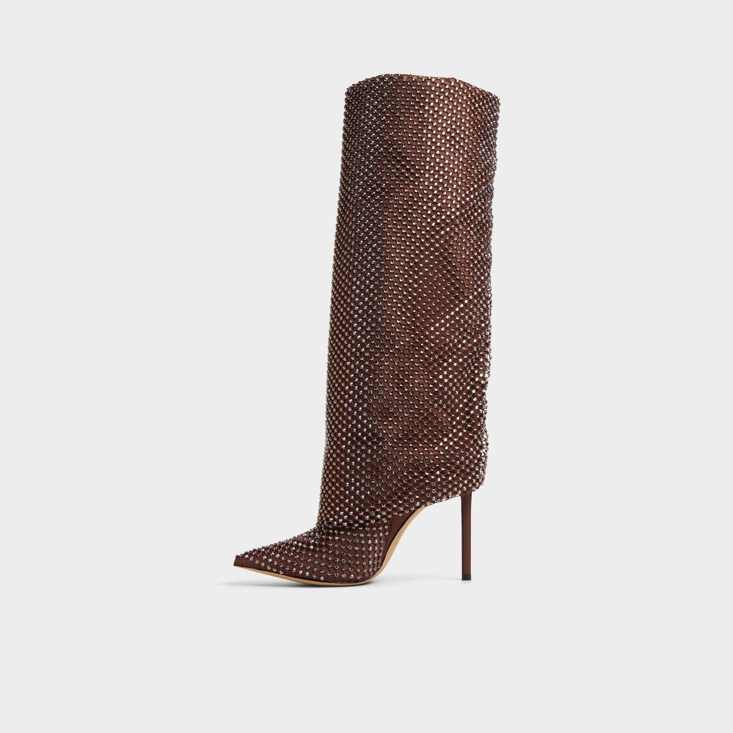 Livydalia in Dark Brown - Knee-high boot, Stiletto heel Aldo Dark brown
