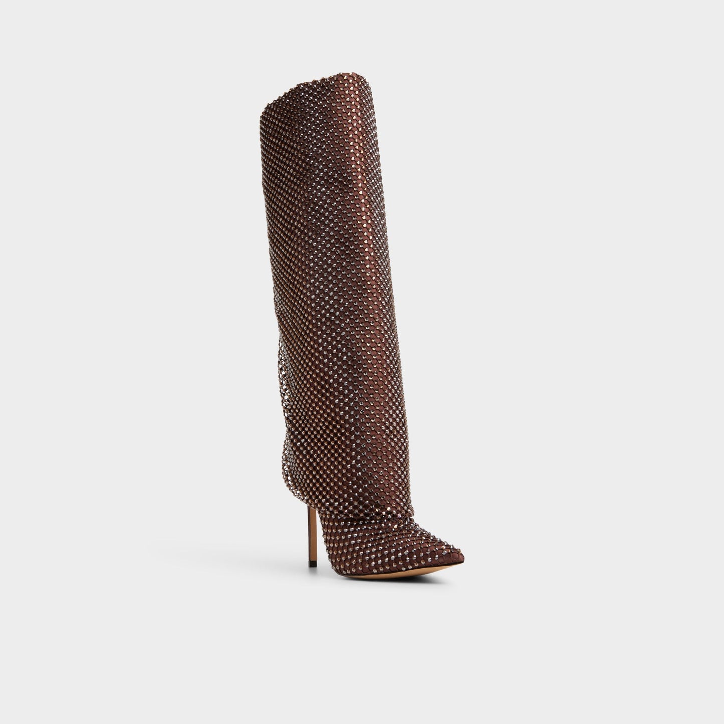 Livydalia in Dark Brown - Knee-high boot, Stiletto heel Aldo Dark brown