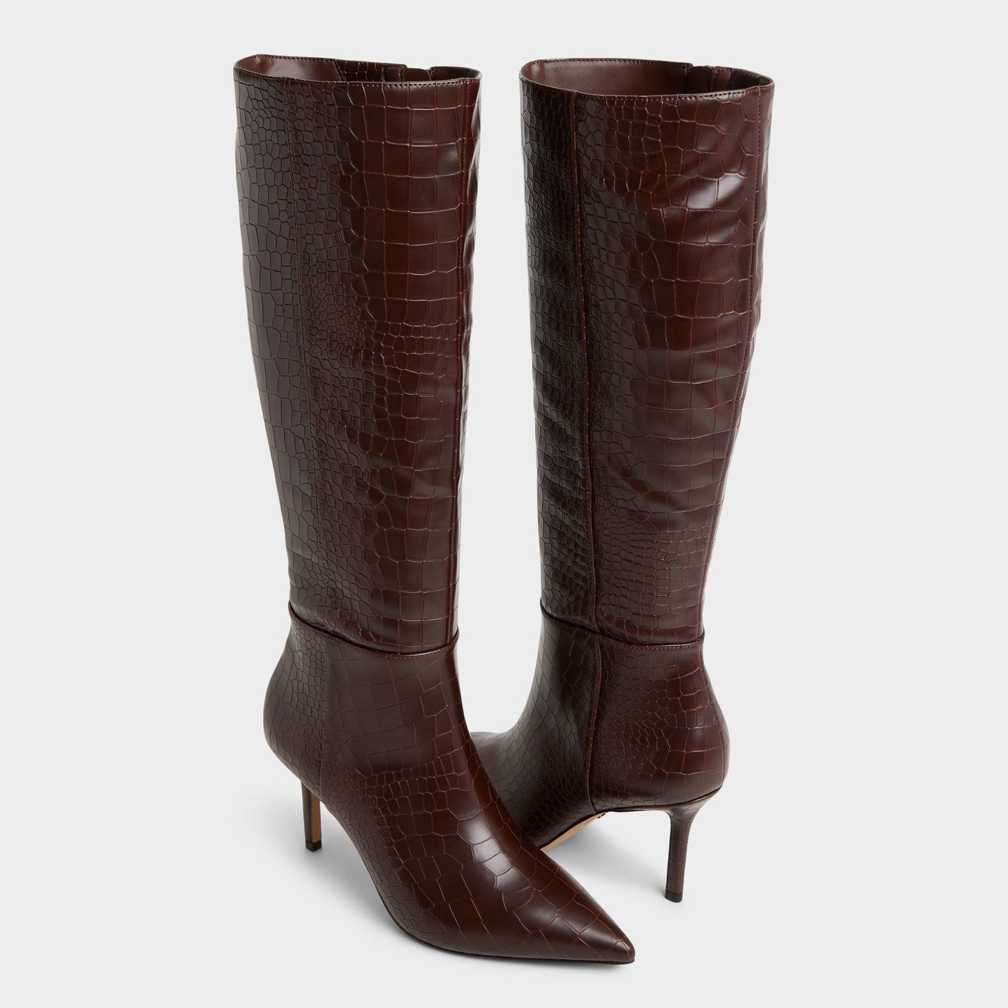 Saphiria Dark Brown Women's Tall Boots - Knee-high boot, Stiletto heel Aldo Dark brown