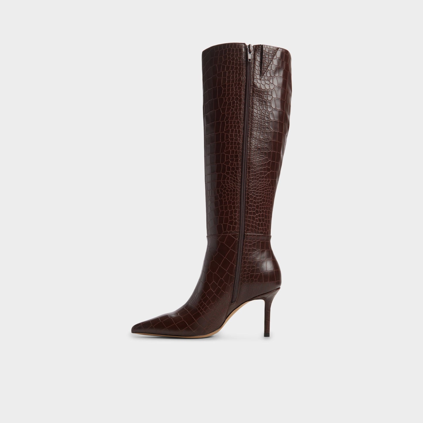 Saphiria Dark Brown Women's Tall Boots - Knee-high boot, Stiletto heel Aldo Dark brown
