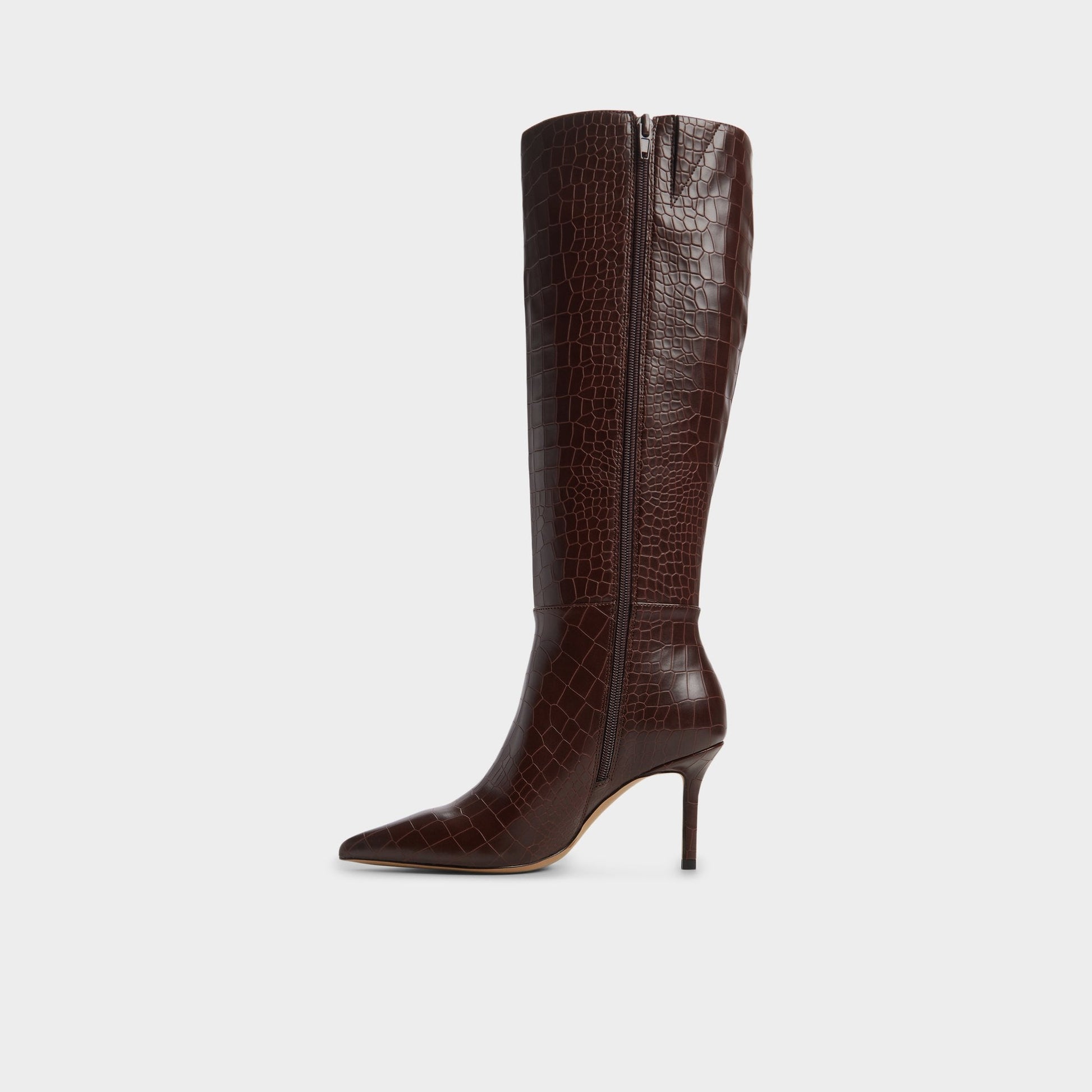 Saphiria Dark Brown Women's Tall Boots - Knee-high boot, Stiletto heel Aldo Dark brown