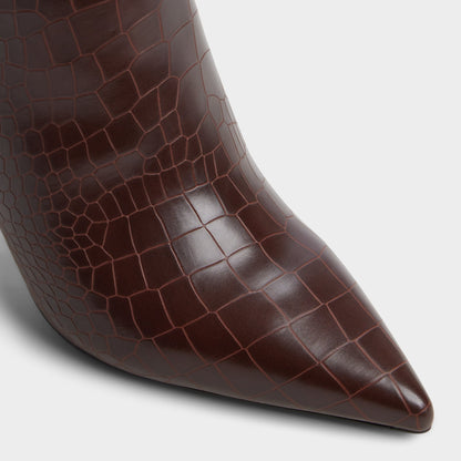 Saphiria Dark Brown Women's Tall Boots - Knee-high boot, Stiletto heel Aldo Dark brown