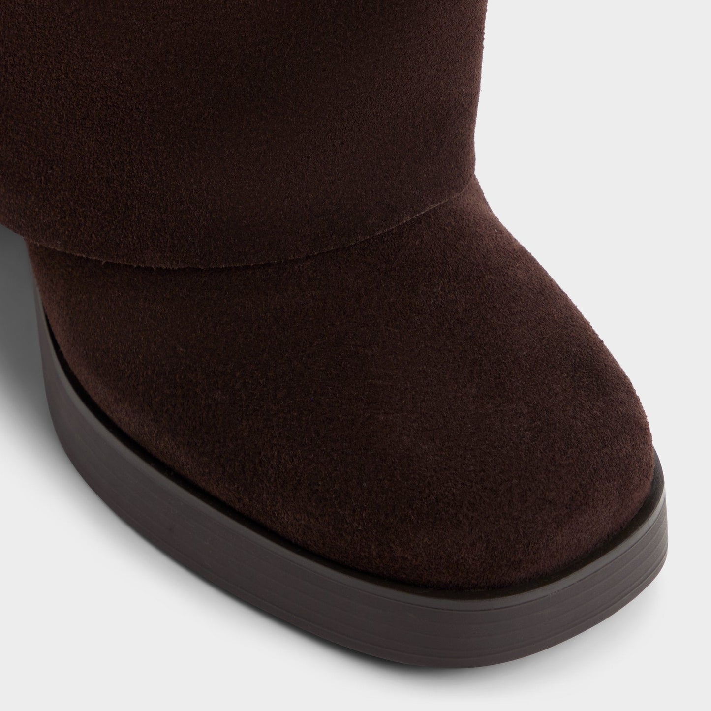 Maeveh in Dark Brown - Knee-high boot, Platform Aldo Dark brown