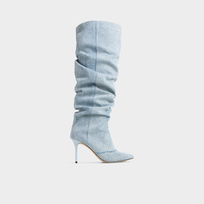 Daroba in Denim - Over-the-knee boot, Stiletto heel Aldo Denim