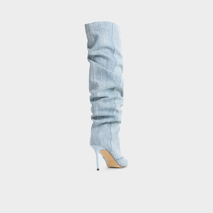 Daroba in Denim - Over-the-knee boot, Stiletto heel Aldo Denim