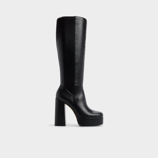 Albie in Wc Black - Knee-high boot, Platform Aldo Black