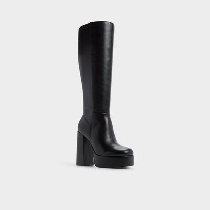 Albie in Wc Black - Knee-high boot, Platform Aldo Black
