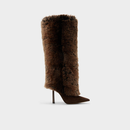 Lennore in Dark Brown 14163383 - Knee-high boot, Stiletto heel Aldo Dark brown