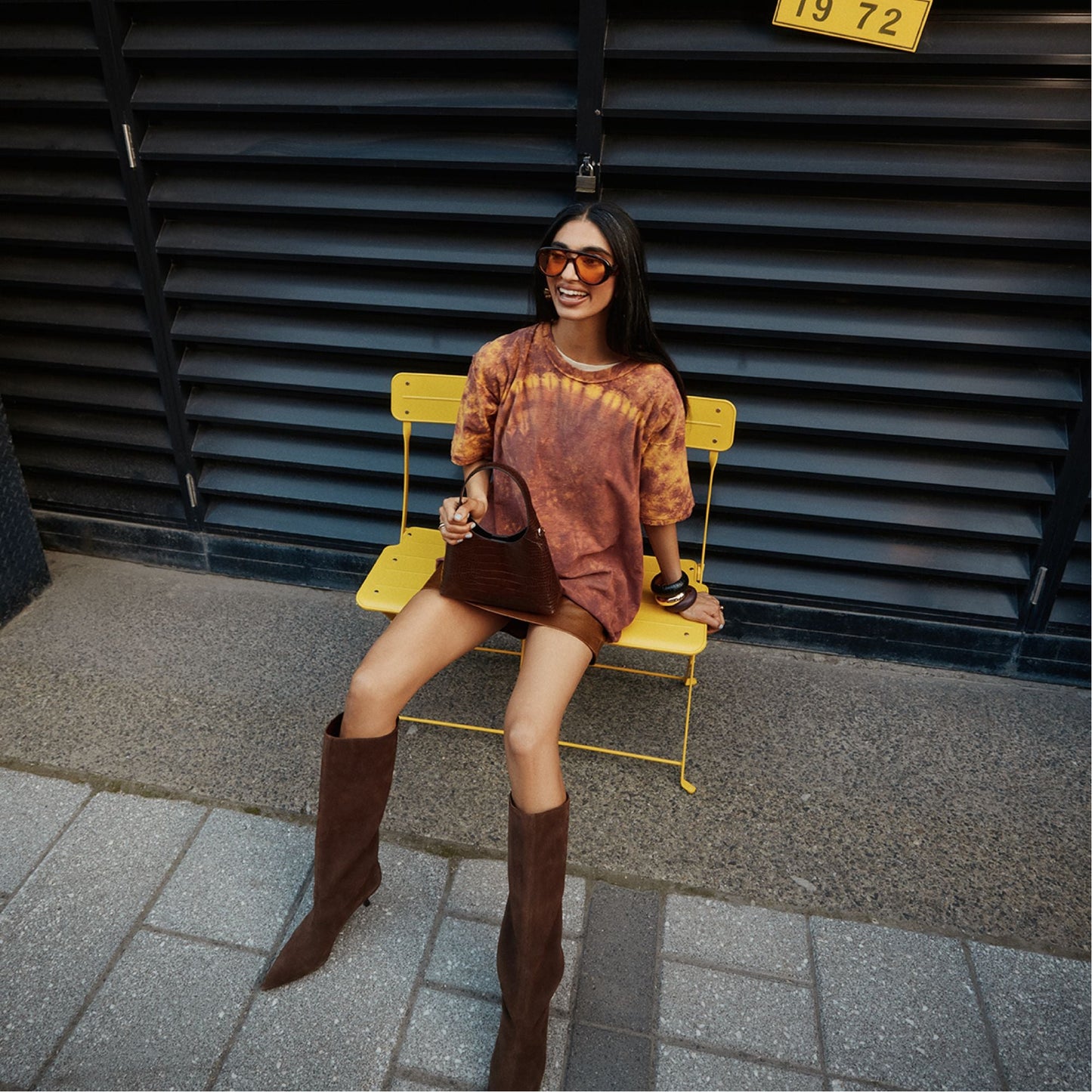 Selora in Dark Brown - Knee-high boot, Stiletto heel Aldo Dark brown