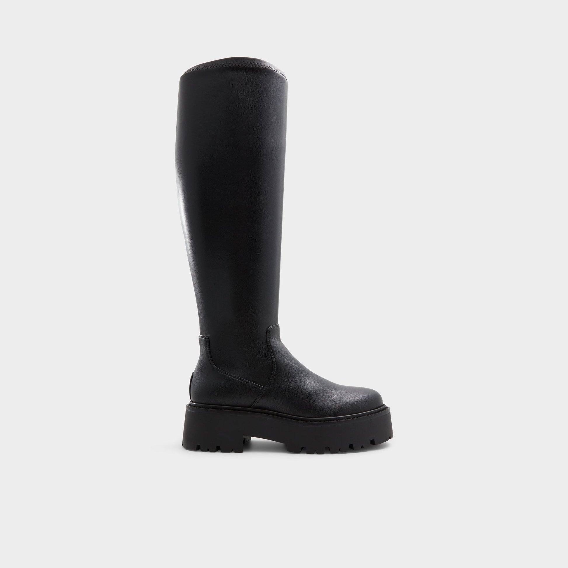 Carelden Black Women's Tall Boots - Knee-high boot, Lug sole Aldo Black