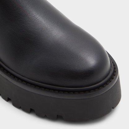 Carelden Black Women's Tall Boots - Knee-high boot, Lug sole Aldo Black
