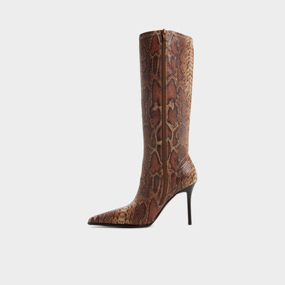 Re in Emily Brown Multi - Knee-high boot, Stiletto heel Aldo Brown multi