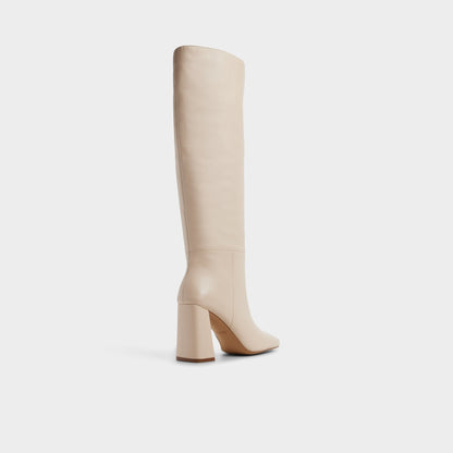 Helana in Cream - Knee-high boot, Block heel Aldo Cream