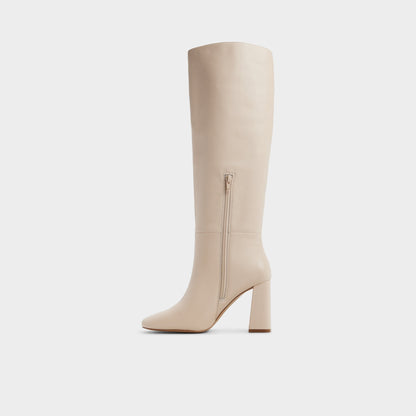 Helana in Cream - Knee-high boot, Block heel Aldo Cream