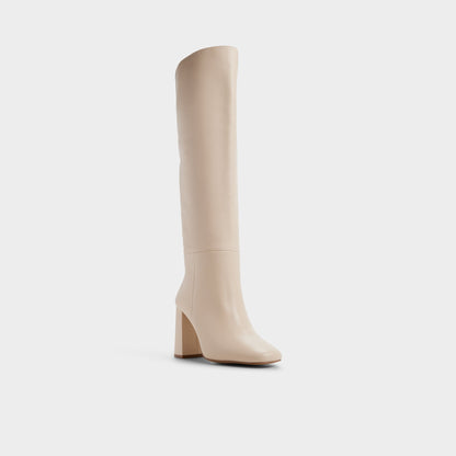 Helana in Cream - Knee-high boot, Block heel Aldo Cream