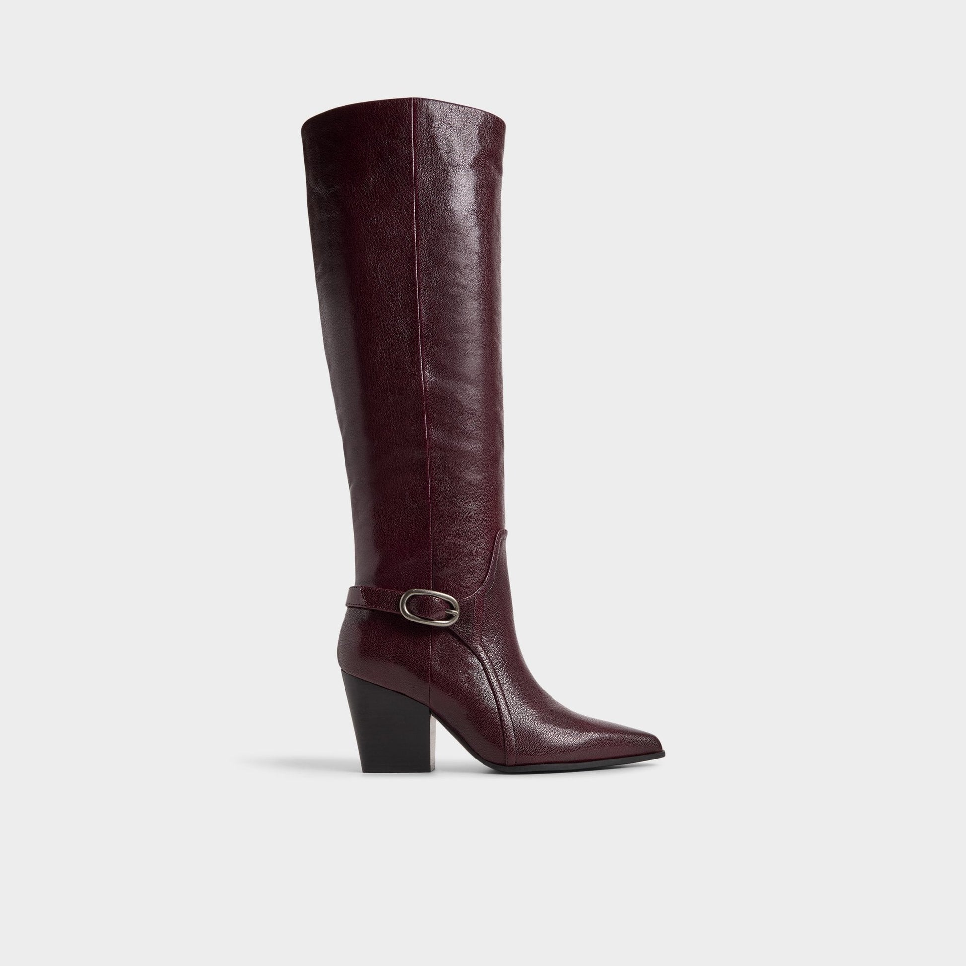 Saddle in Bordo - Knee-high boot, Block heel Aldo Bordo