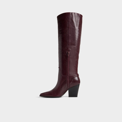 Saddle in Bordo - Knee-high boot, Block heel Aldo Bordo