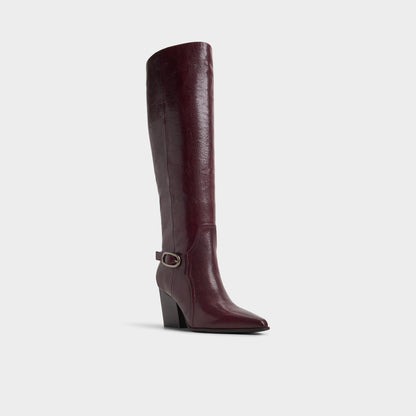 Saddle in Bordo - Knee-high boot, Block heel Aldo Bordo