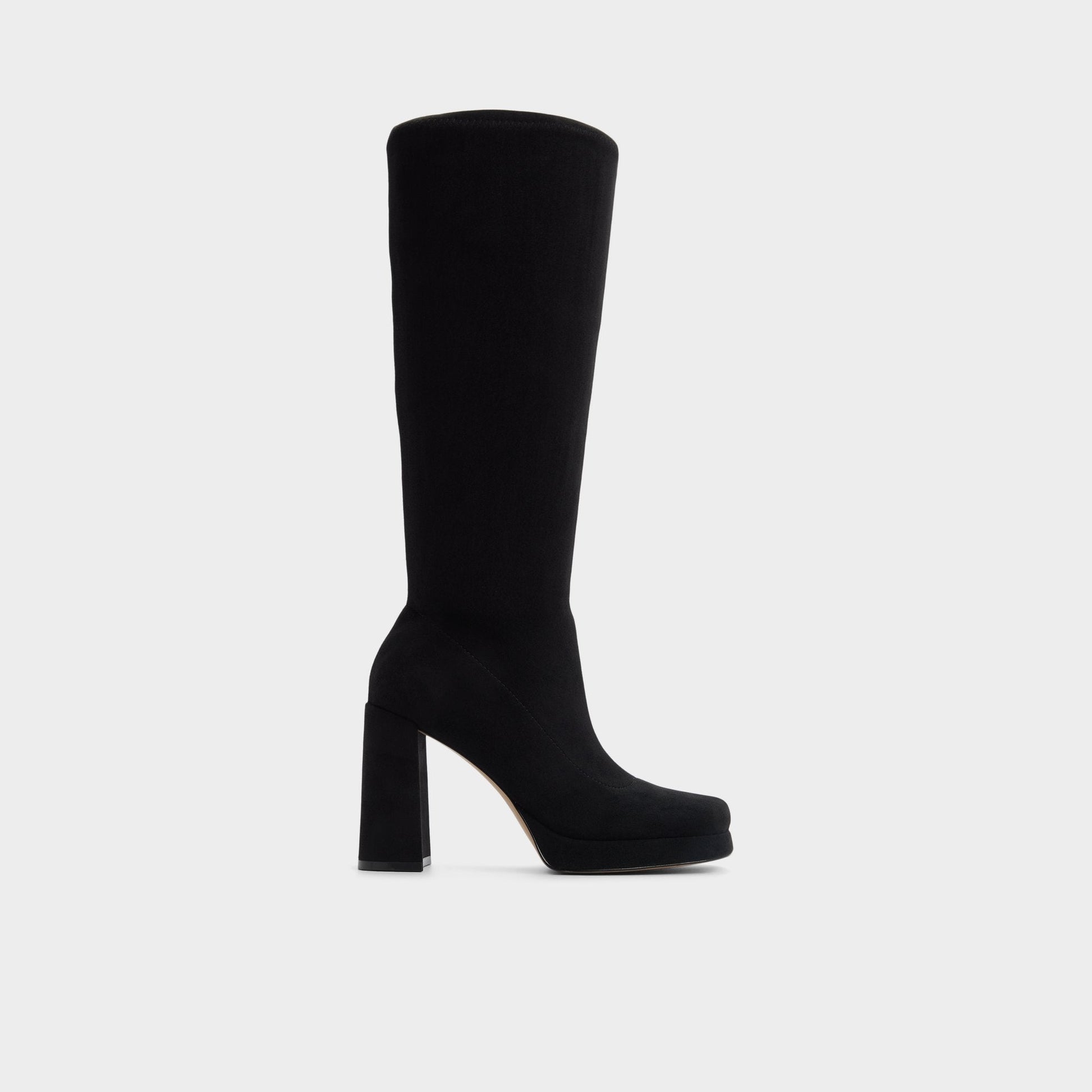 Gisselle in Black - Knee-high boot, Platform Aldo Black