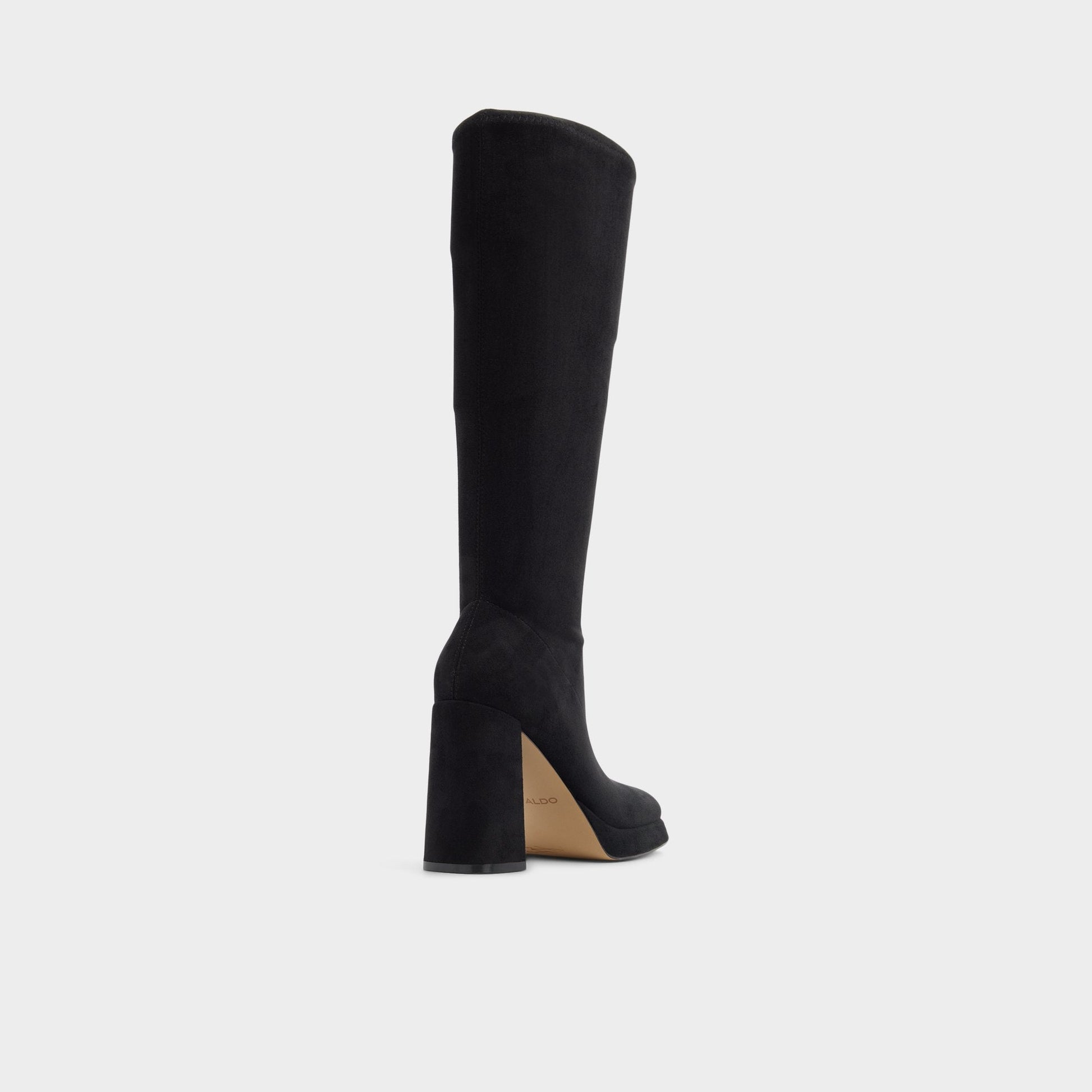 Gisselle in Black - Knee-high boot, Platform Aldo Black