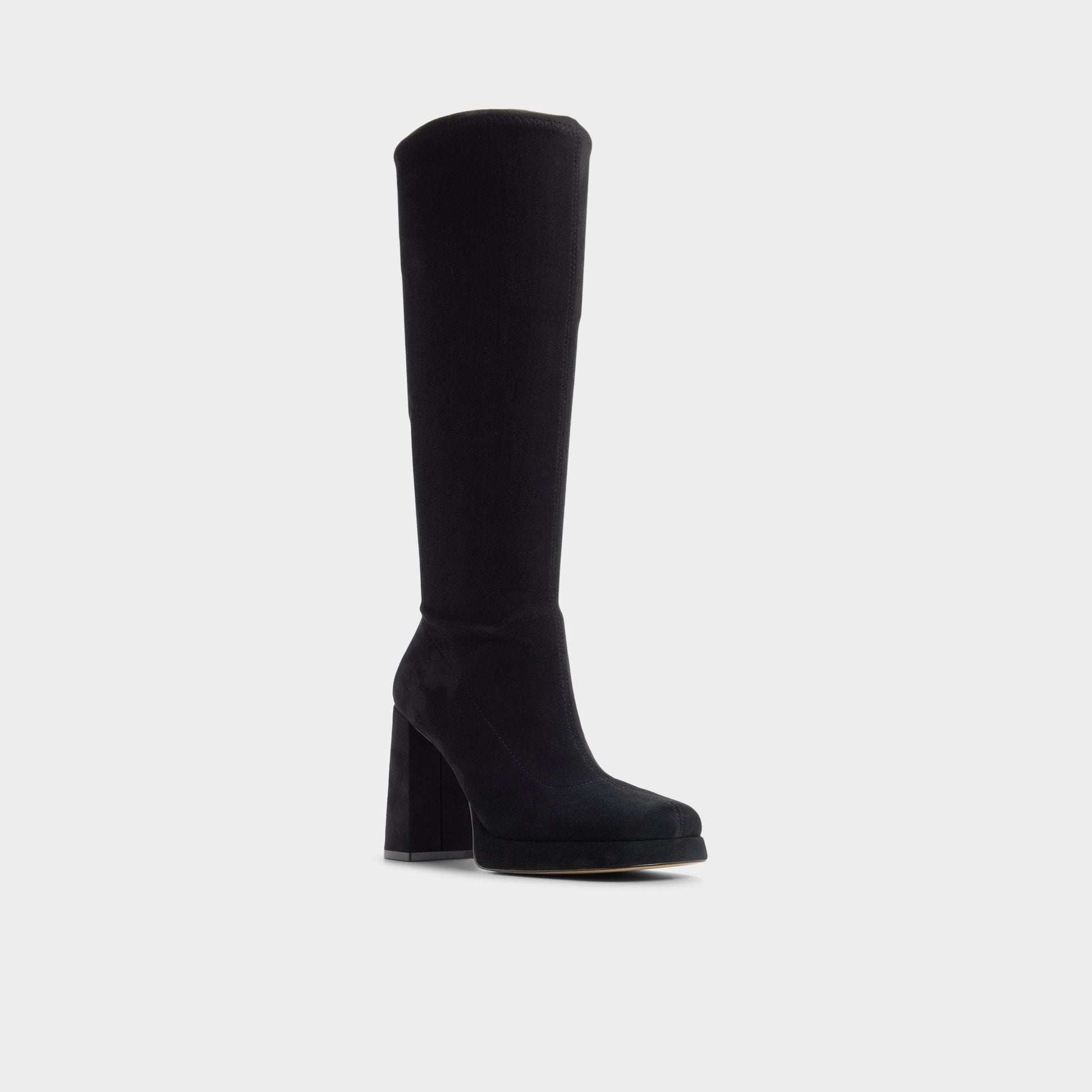 Gisselle in Black - Knee-high boot, Platform Aldo Black