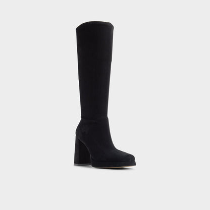 Gisselle in Black - Knee-high boot, Platform Aldo Black