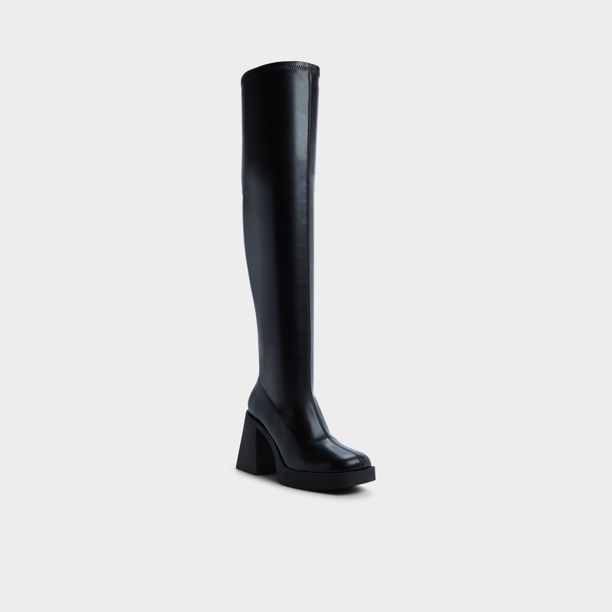 Maritza in Black - Over-the-knee boot, Platform Aldo Black