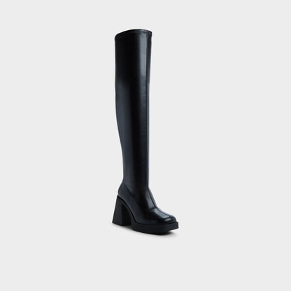 Maritza in Black - Over-the-knee boot, Platform Aldo Black