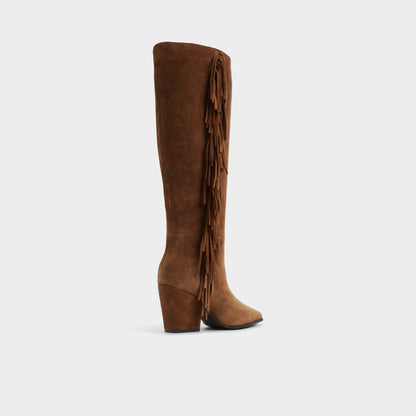 Kaelya in Dark Brown - Knee-high boot, Block heel Aldo Dark brown