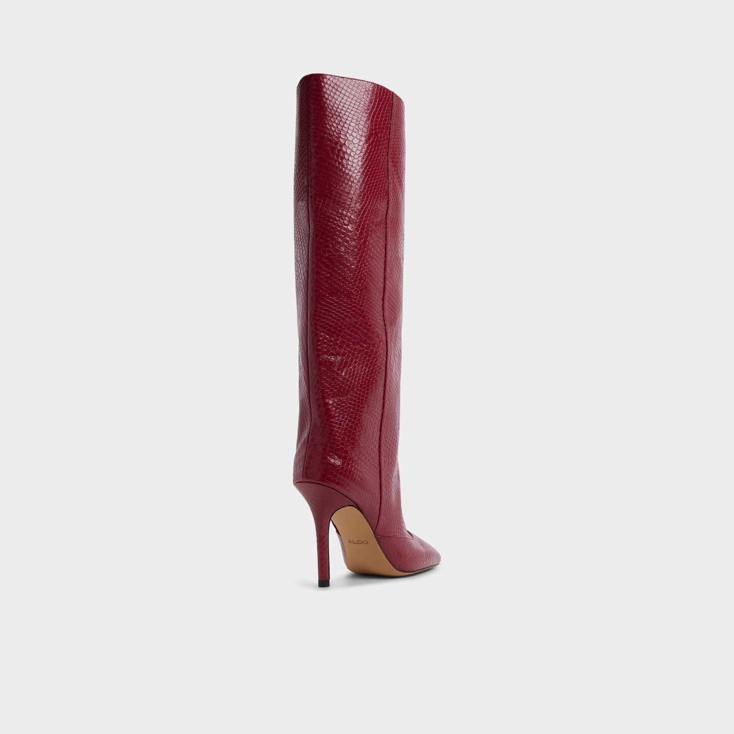 Aleena in Dark Red - Knee-high boot, Stiletto heel Aldo Dark red