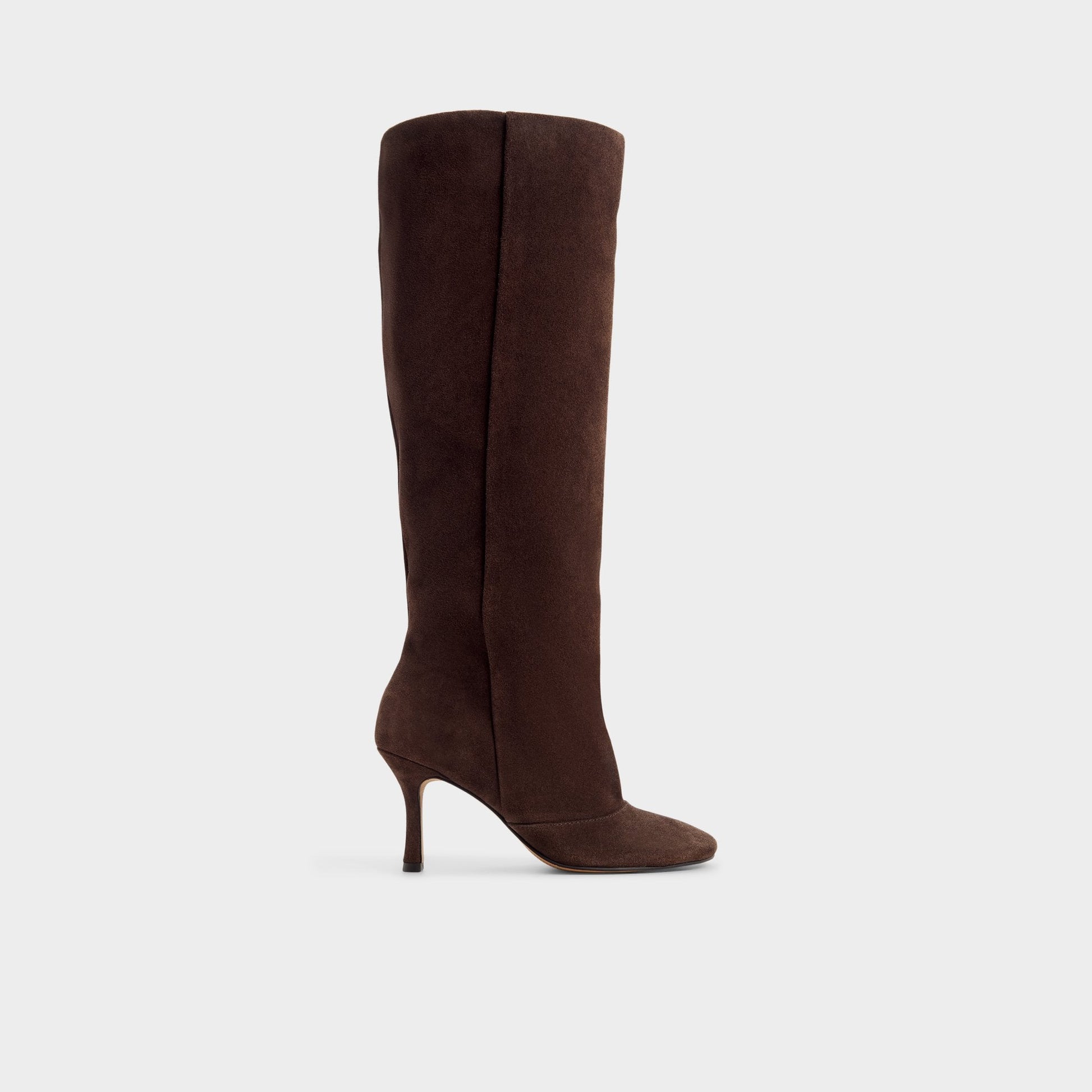 Frankey in Dark Brown - Knee-high boot, Stiletto heel Aldo Dark Brown