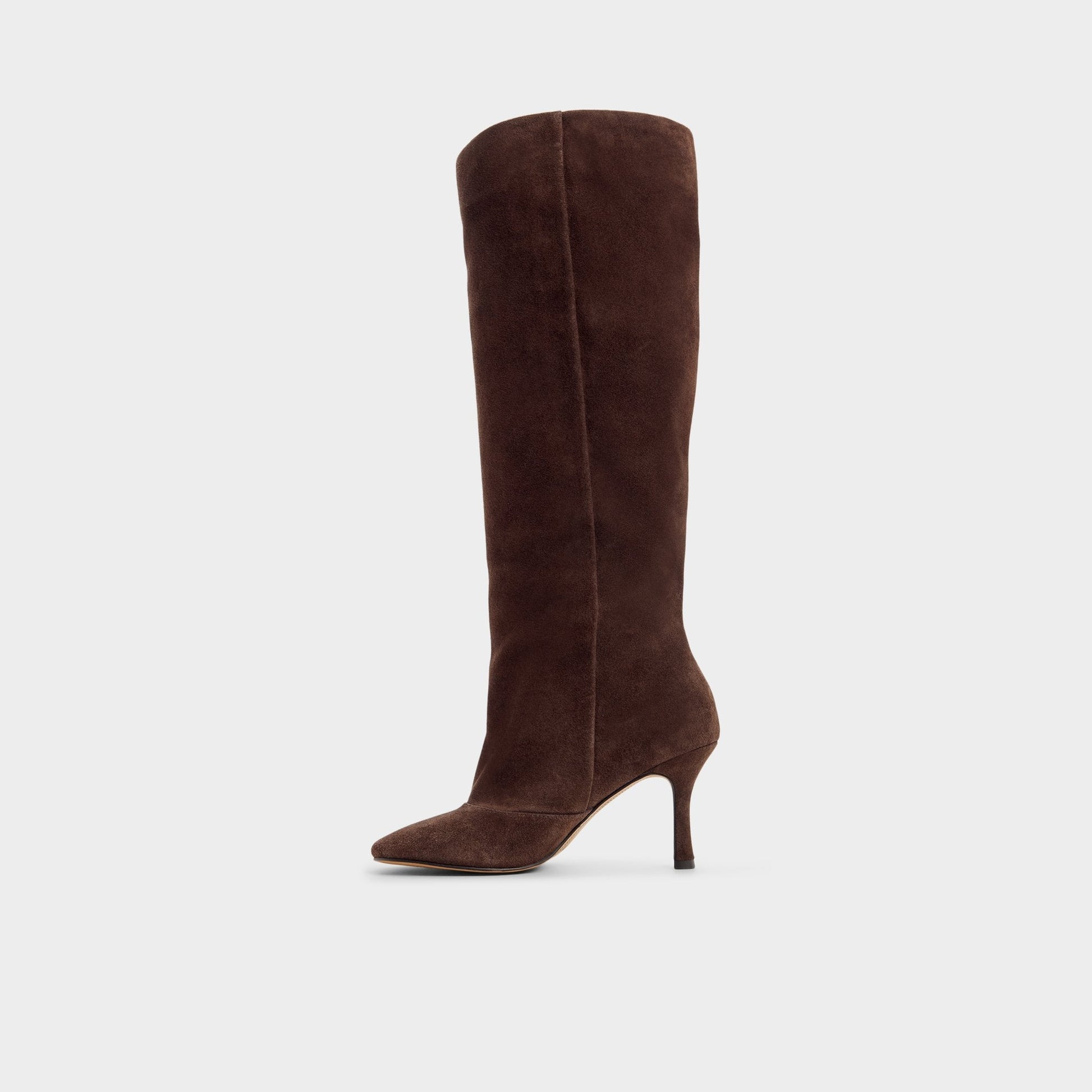 Frankey in Dark Brown - Knee-high boot, Stiletto heel Aldo Dark Brown