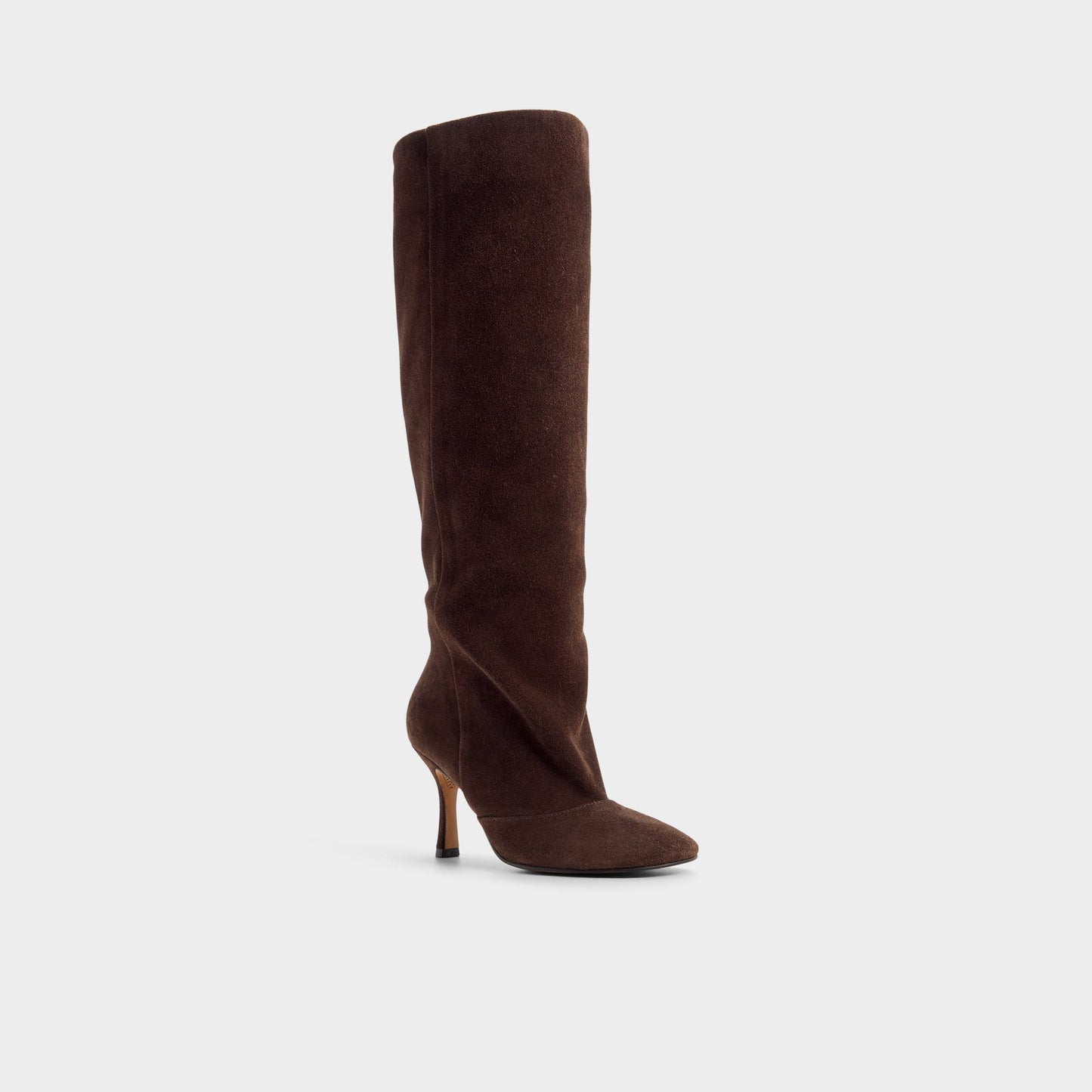 Frankey in Dark Brown - Knee-high boot, Stiletto heel Aldo Dark Brown