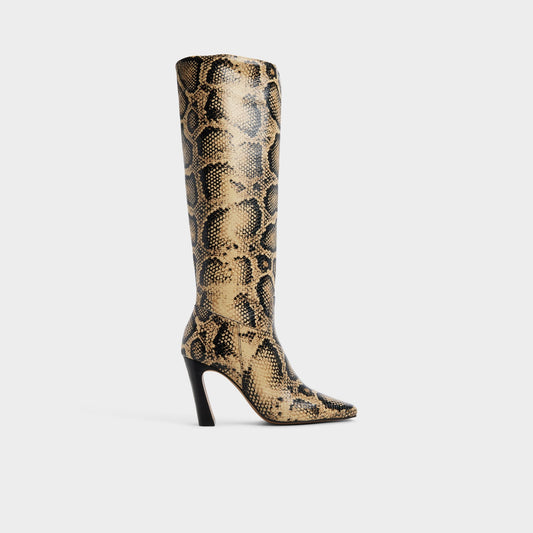 Vivienna in Brown Multi - Knee-high boot, Block heel Aldo Brown multi
