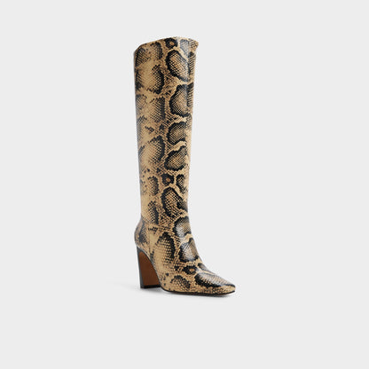 Vivienna in Brown Multi - Knee-high boot, Block heel Aldo Brown multi