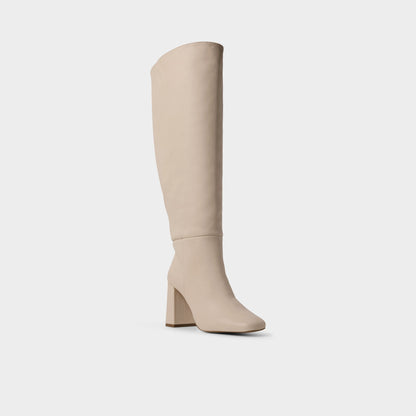 Helana in Wc Cream - Knee-high boot, Block heel Aldo Cream