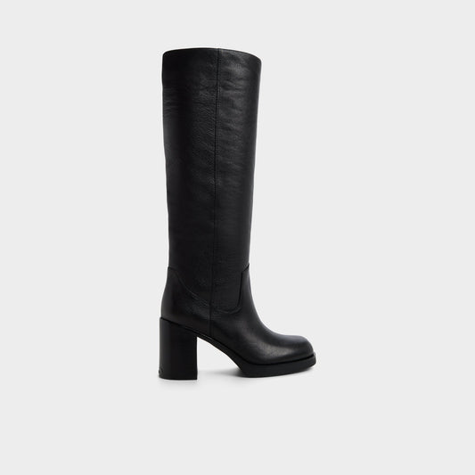 Juny in Black - Knee-high boot, Platform Aldo Black
