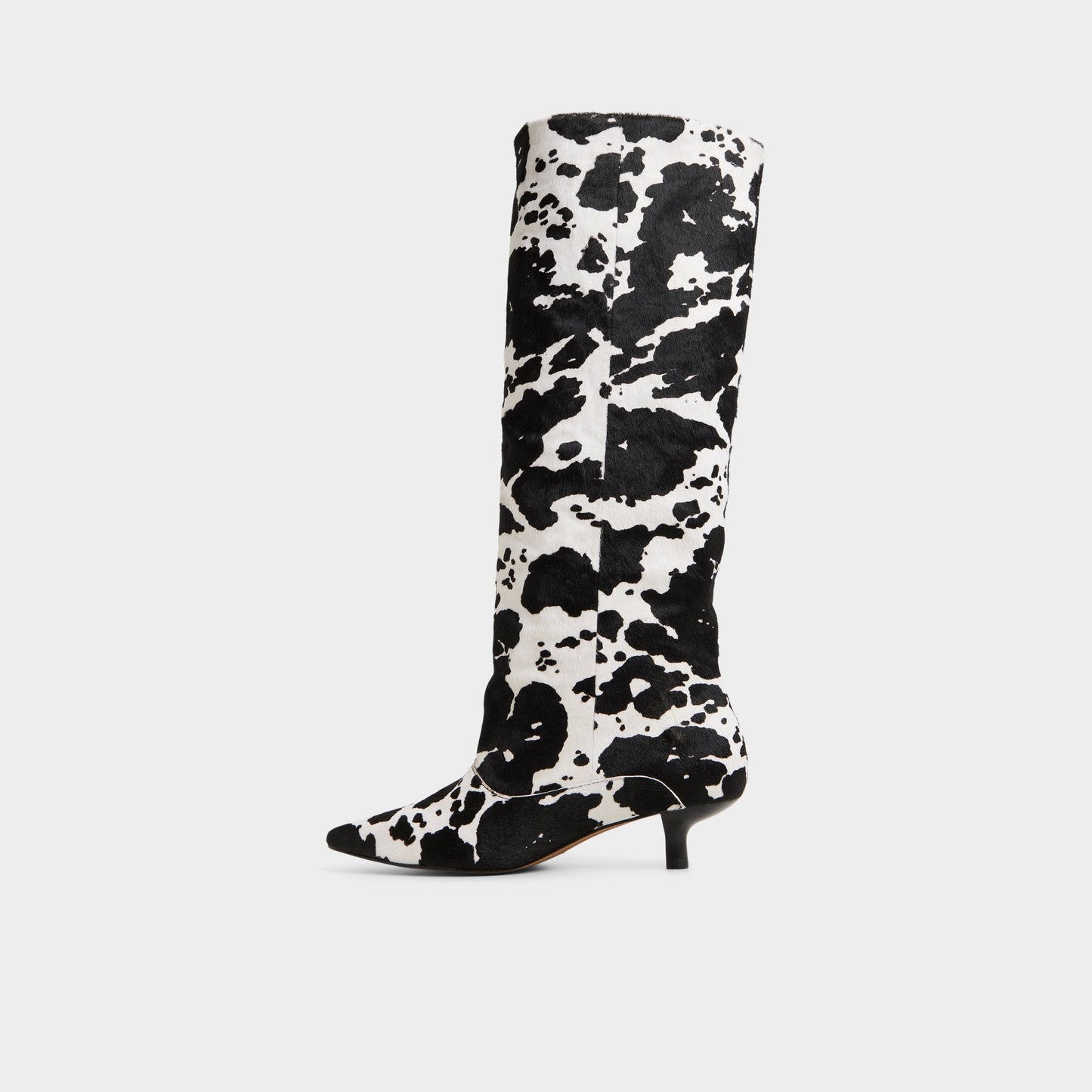 Everose in White Black - Knee-high boot, Kitten heel Aldo White/black