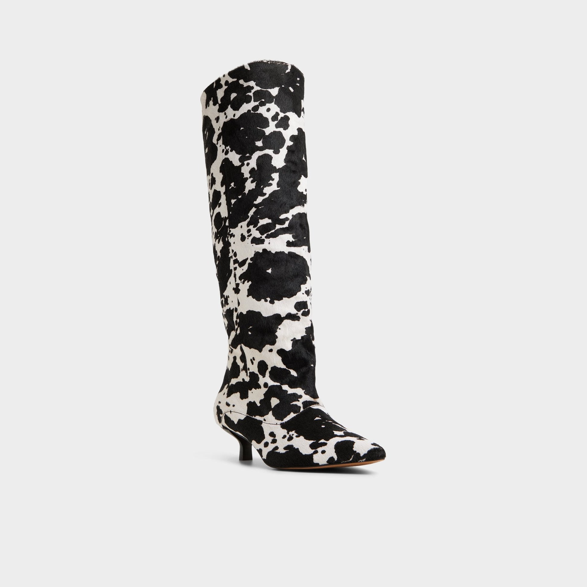 Everose in White Black - Knee-high boot, Kitten heel Aldo White/black