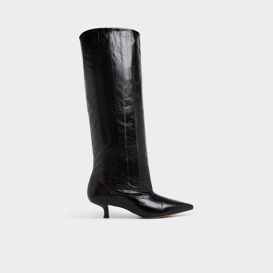 Everose in Black - Knee-high boot, Kitten heel Aldo Black