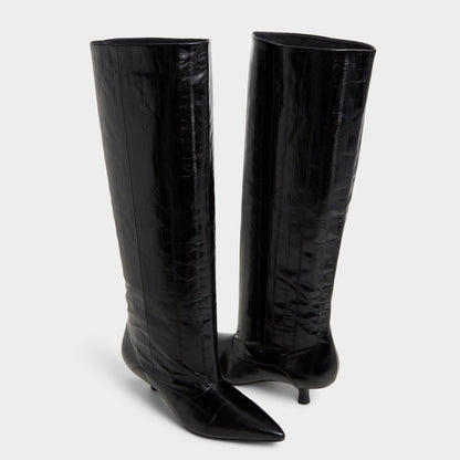 Everose in Black - Knee-high boot, Kitten heel Aldo Black
