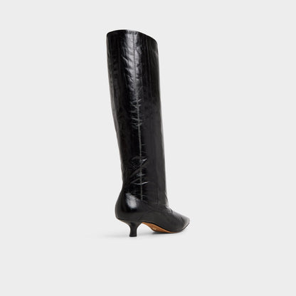 Everose in Black - Knee-high boot, Kitten heel Aldo Black