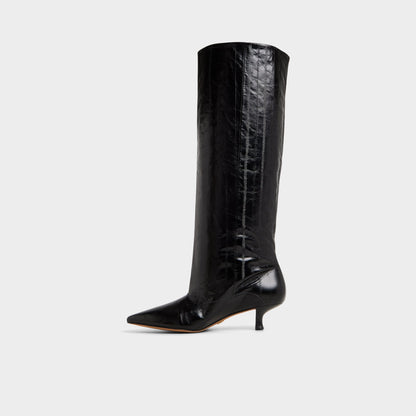 Everose in Black - Knee-high boot, Kitten heel Aldo Black