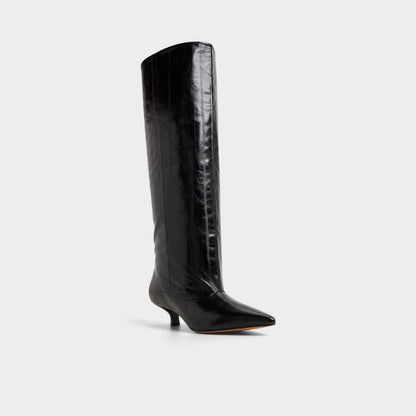 Everose in Black - Knee-high boot, Kitten heel Aldo Black