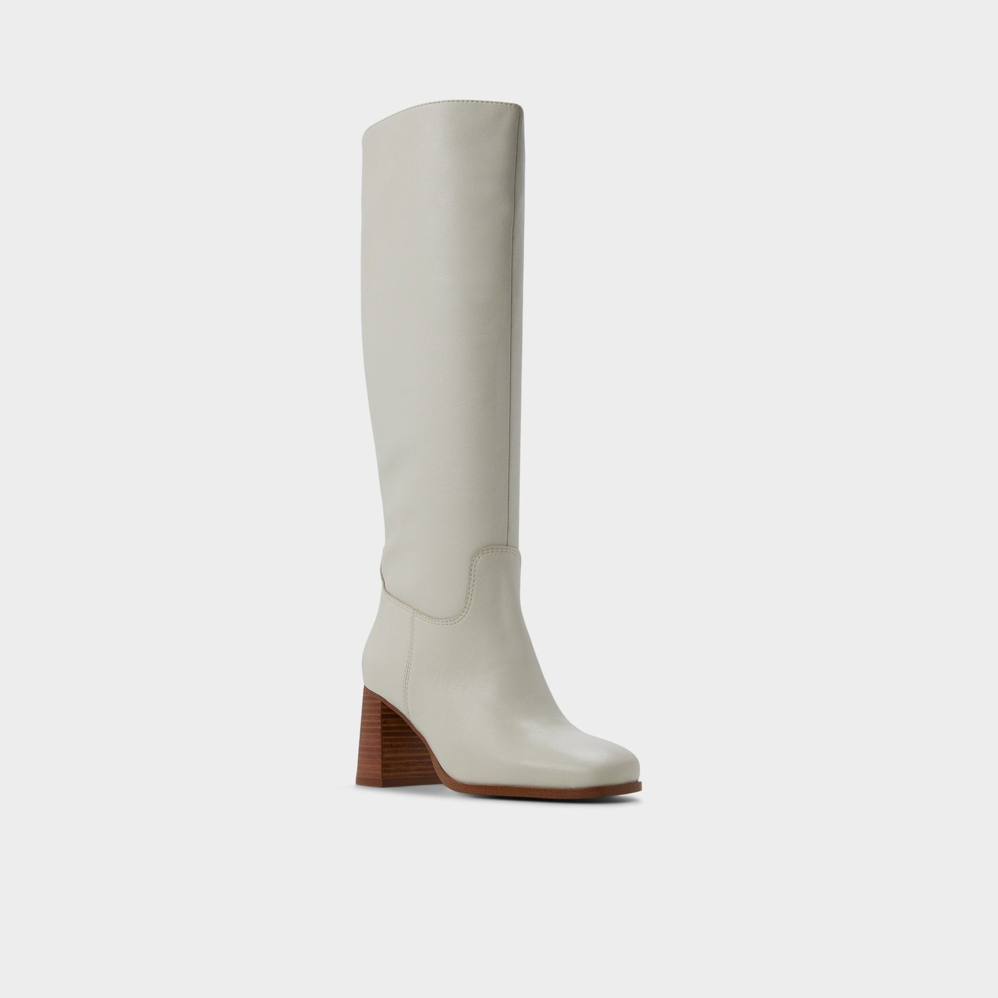 Elyze in White Bone - Knee-high boot, Block heel Aldo White/bone