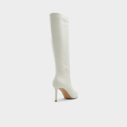 Laroche White/Bone Women's Tall Boots - Knee-high boot, Stiletto heel Aldo White/Bone