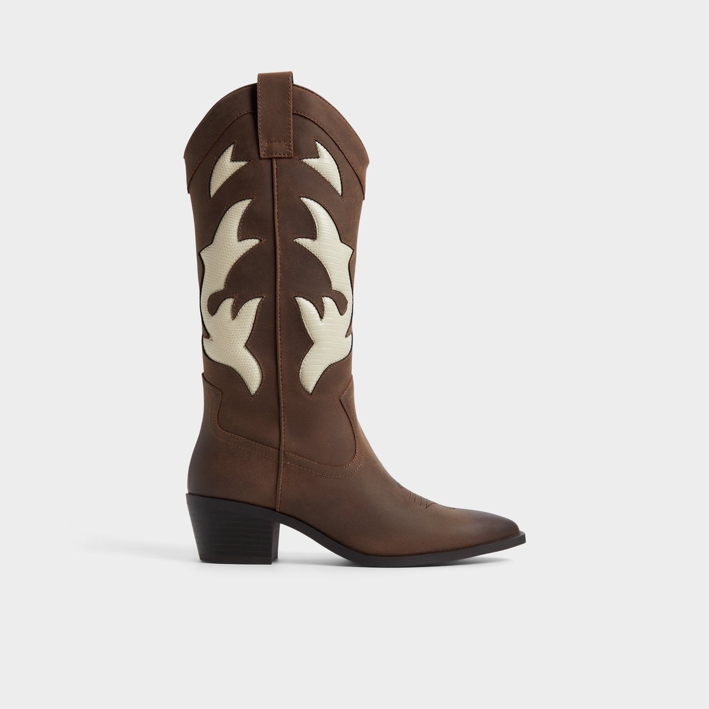 Nebraska Royal Brown Women's Western - Mid-calf western boot Aldo Royal Brown