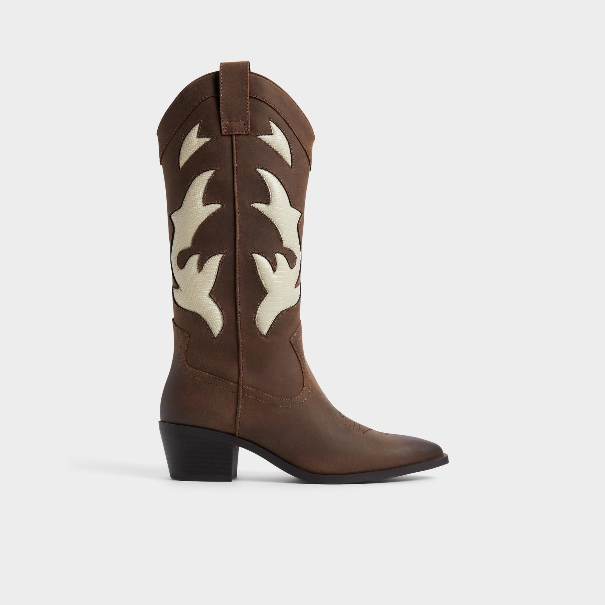Nebraska Royal Brown Women's Western - Mid-calf western boot Aldo Royal Brown