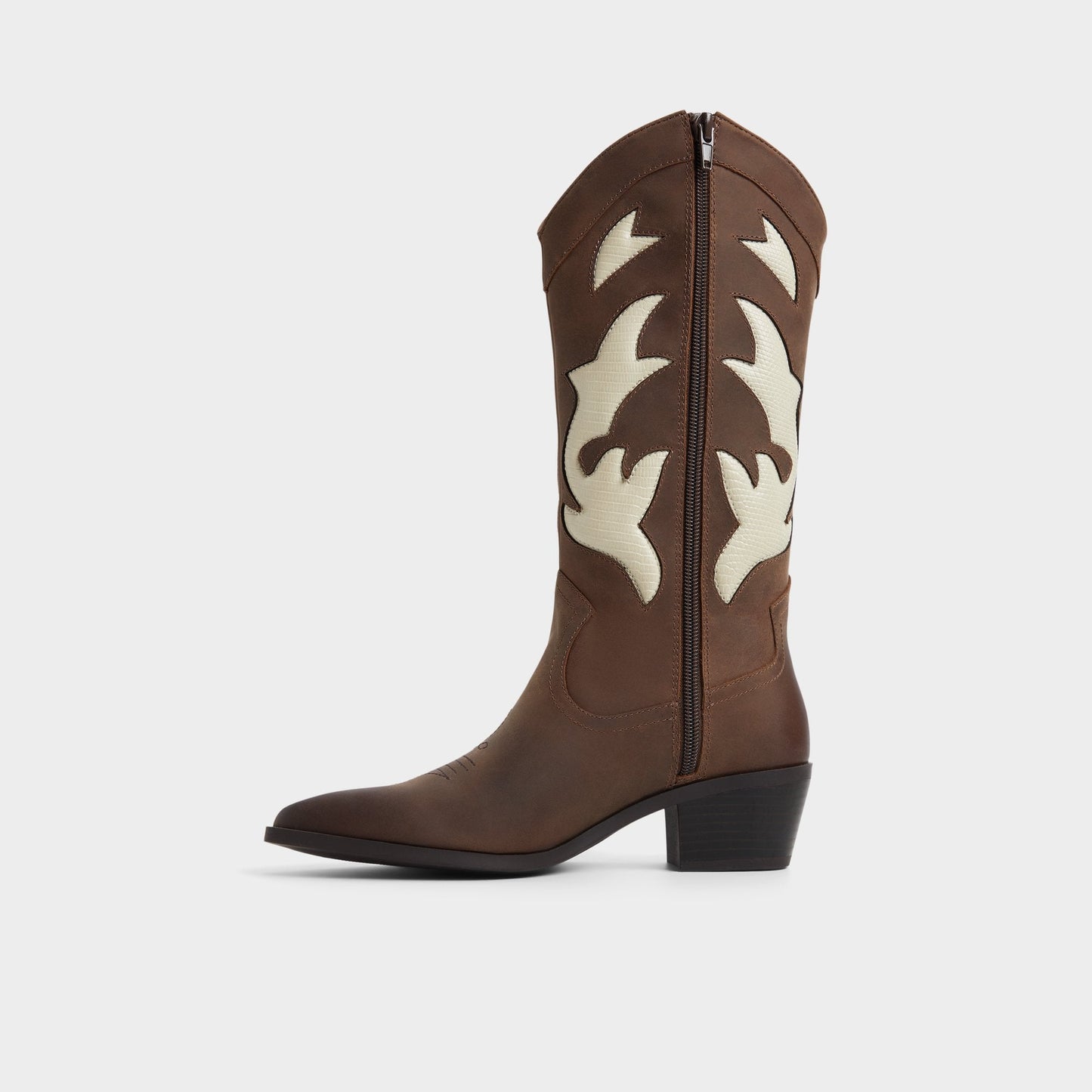 Nebraska Royal Brown Women's Western - Mid-calf western boot Aldo Royal Brown