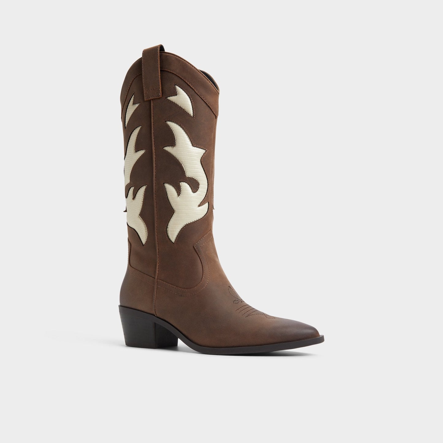 Nebraska Royal Brown Women's Western - Mid-calf western boot Aldo Royal Brown